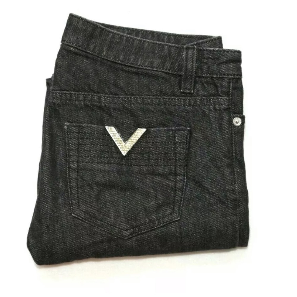 🆕 Valentino Red Classic V Black Wash Jeans